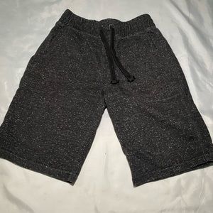 Grey youth boy jogger shorts